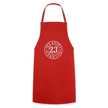 Elazig 23 Vintage - Kochschürze - Rot - Vorne - AI Model Male 185 dark (185cm)