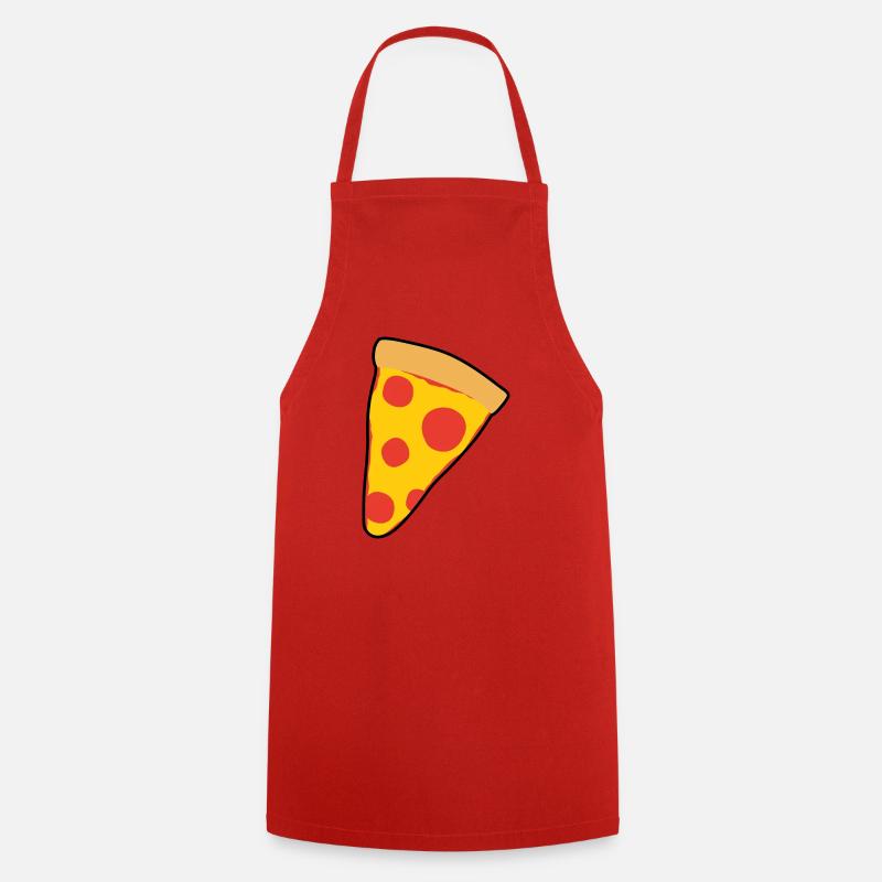 Pizza - Kochschürze - Rot