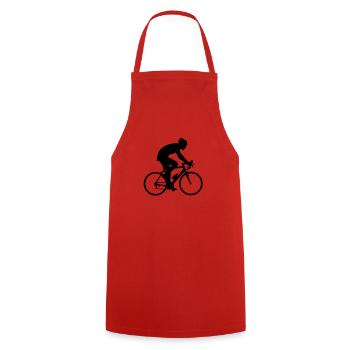 radfahrer_052012_a_1c - Kochschürze - Rot - Vorne - AI Model Male 185 dark (185cm)