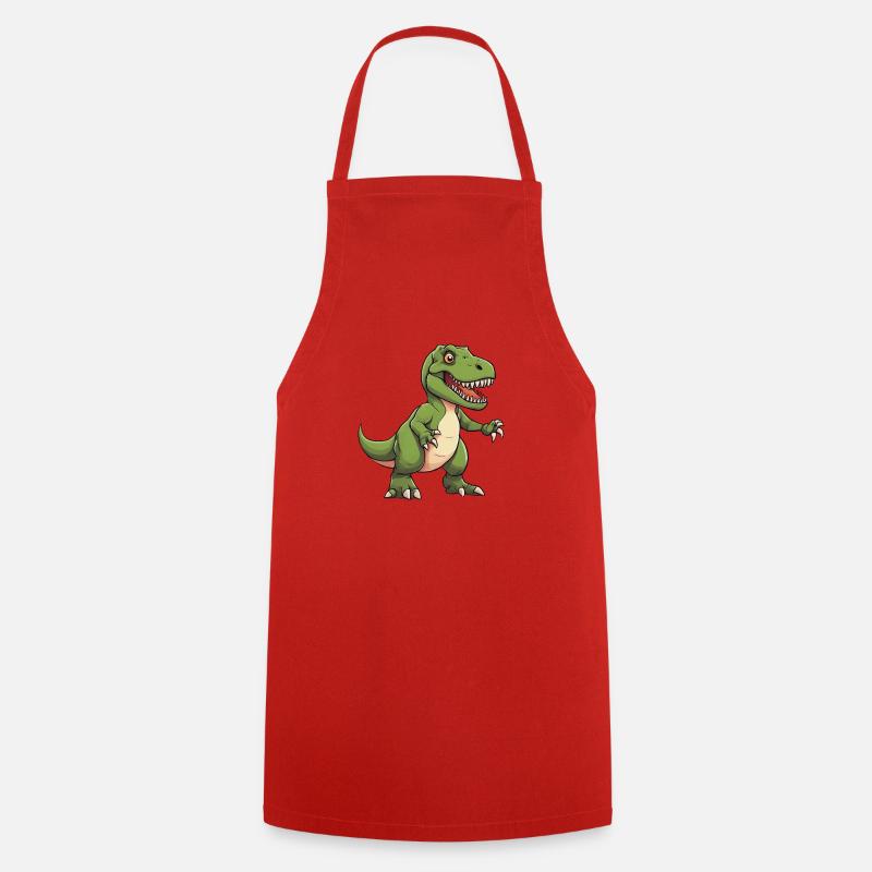 t rex - Kochschürze - Rot