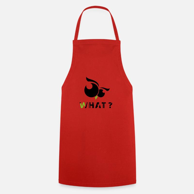 GOWILD Owl What? - Cooking Apron - red