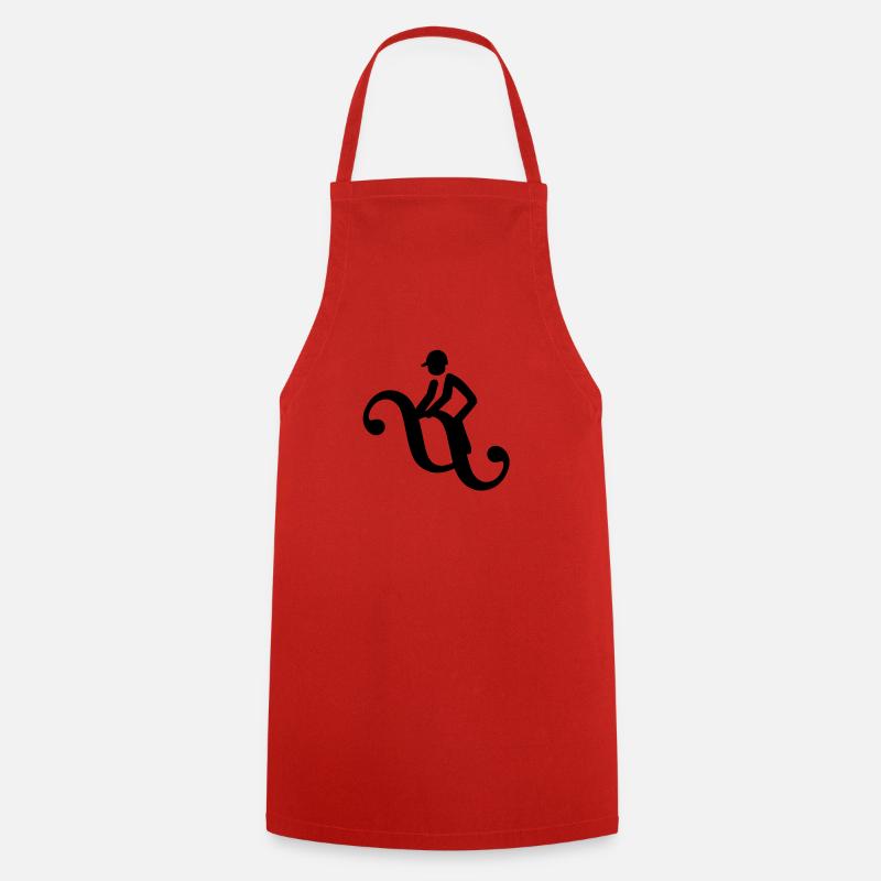 Paragraphenreiter classique - Tablier de cuisine - rouge