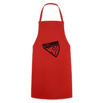 pizzaaaa - Tablier de cuisine - rouge - Devant - AI Model Male 185 dark (185cm)