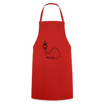 Dragon Fable animal sunglasses design cool comic - Cooking Apron - red - Front - AI Model Male 185 dark (185cm)