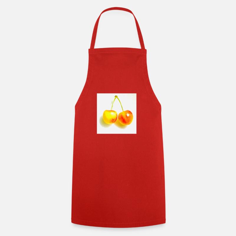 Kirsche - Kochschürze - Rot