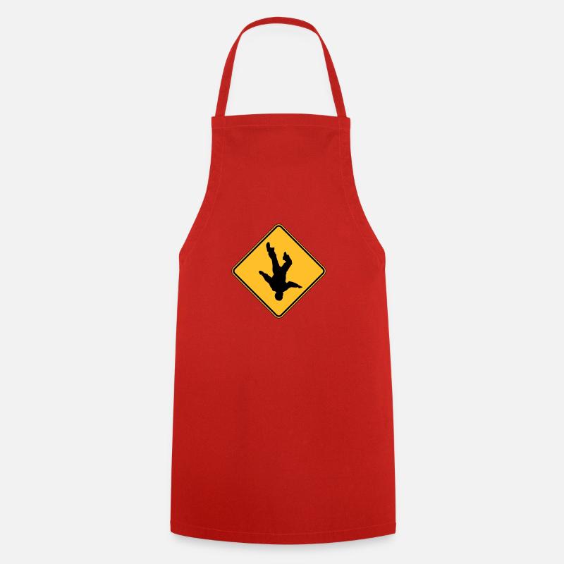 ROAD SIGN Skydive - Tablier de cuisine - rouge