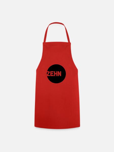 zehn__f1 - Kochschürze - Rot