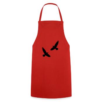 Viking - Cooking Apron - red - Front - AI Model Male 185 dark (185cm)