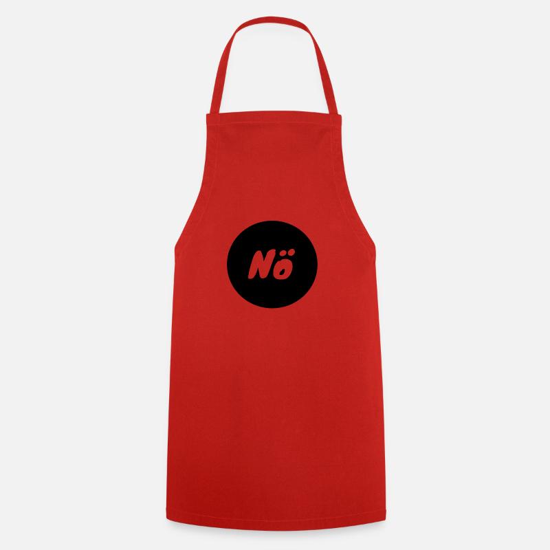 Nope - funny - Cooking Apron - red