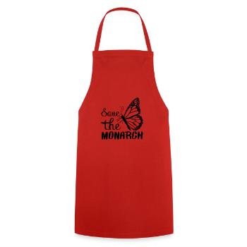 Sauvez le monarque - Tablier de cuisine - rouge - Devant - AI Model Male 185 dark (185cm)