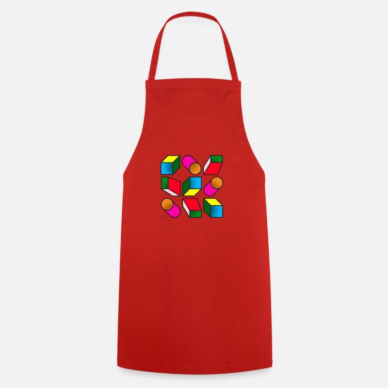 pattern moda 110623 2 - Cooking Apron - red