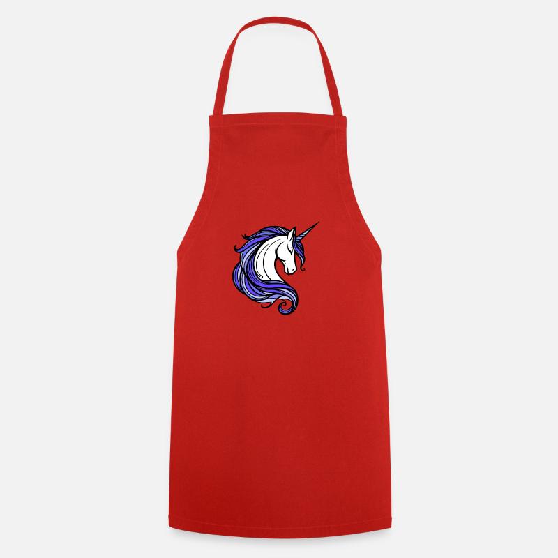 Unicorn - Cooking Apron - red