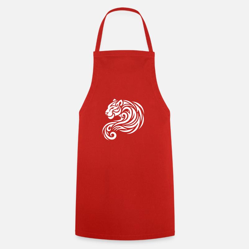 panther - Cooking Apron - red