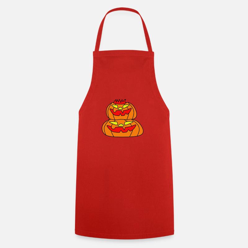 Citrouille - Tablier de cuisine - rouge