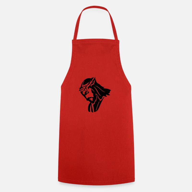 Jésus Christ - Tablier de cuisine - rouge