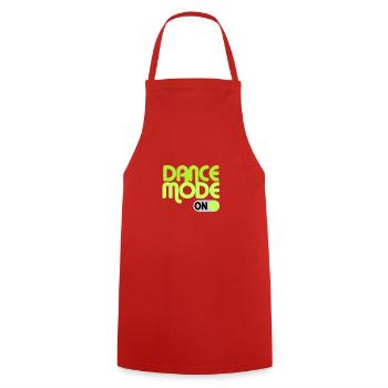 DANCE MODE A FUNNY DANCE T SHIRT GIFT - Cooking Apron - red - Front - AI Model Male 185 dark (185cm)