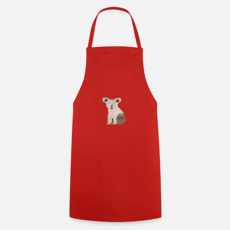 Koala bear - Cooking Apron - red