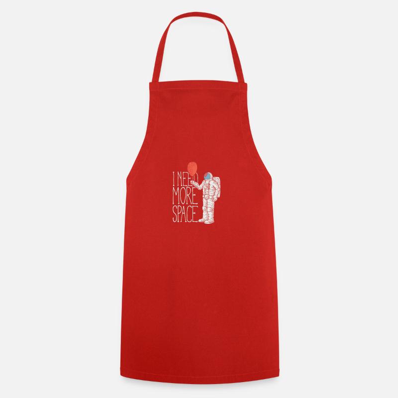 J AI BESOIN DE PLUS D ESPACE - Tablier de cuisine - rouge