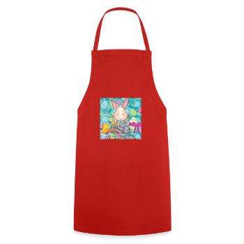 Joyeux Noël, Noël. - Tablier de cuisine - rouge - Devant - AI Model Male 185 dark (185cm)