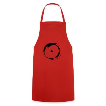 Vintage Symbol Wahrheit - Kochschürze - Rot - Vorne - AI Model Male 185 dark (185cm)