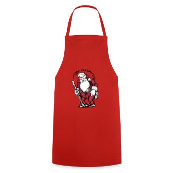 Weihmachtsmann - Tablier de cuisine - rouge - Devant - AI Model Male 185 dark (185cm)
