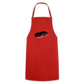 speck_sk2 - Tablier de cuisine - rouge - Devant - AI Model Male 185 dark (185cm)