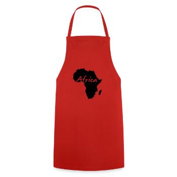Afrique continent Safari Roots of Reggae Music wild - Tablier de cuisine - rouge - Devant - AI Model Male 185 dark (185cm)