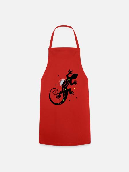 gecko - Tablier de cuisine - rouge
