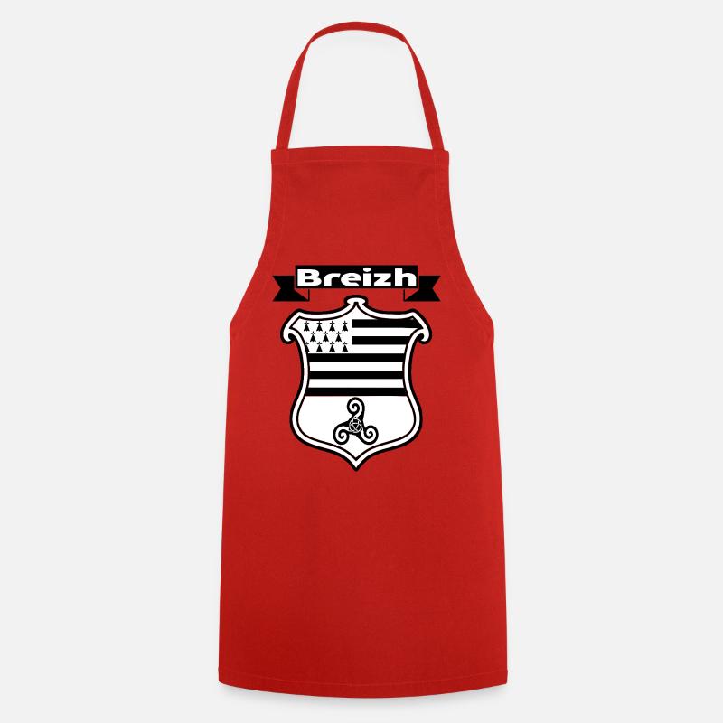 Breizh - Tablier de cuisine - rouge
