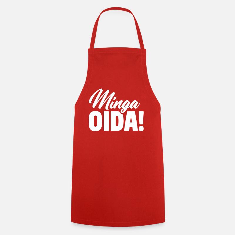 MINGA OIDA | MUNICH | CADEAU - Tablier de cuisine - rouge