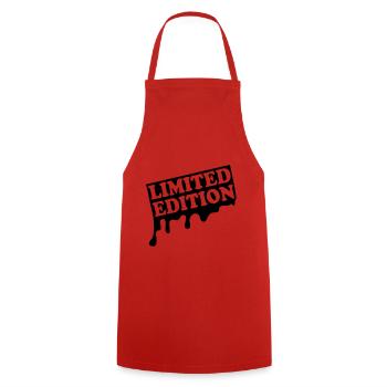 limited edition graffiti 2ke - Kochschürze - Rot - Vorne - AI Model Male 185 dark (185cm)