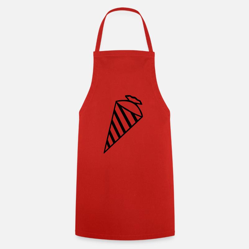 Sugar cone - school cone - Cooking Apron - red