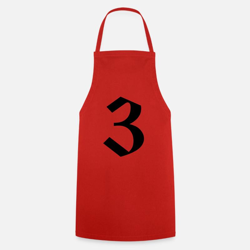 3 - Kochschürze - Rot