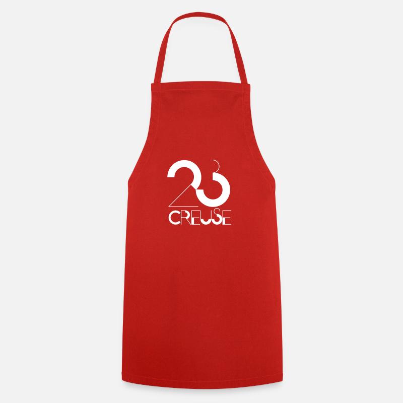 23, la Creuse ! - Tablier de cuisine - rouge