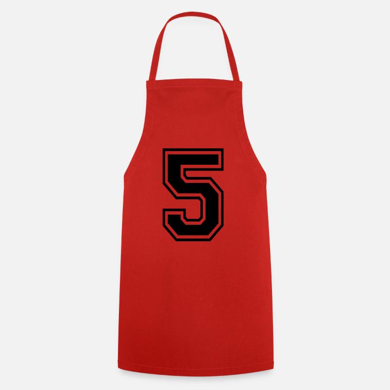 5 - Kochschürze - Rot