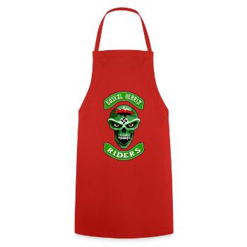 basques riders - Cooking Apron - red - Front - AI Model Male 185 dark (185cm)