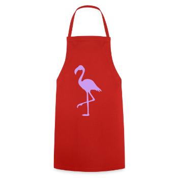 Flamant - Tablier de cuisine - rouge - Devant - AI Model Male 185 dark (185cm)