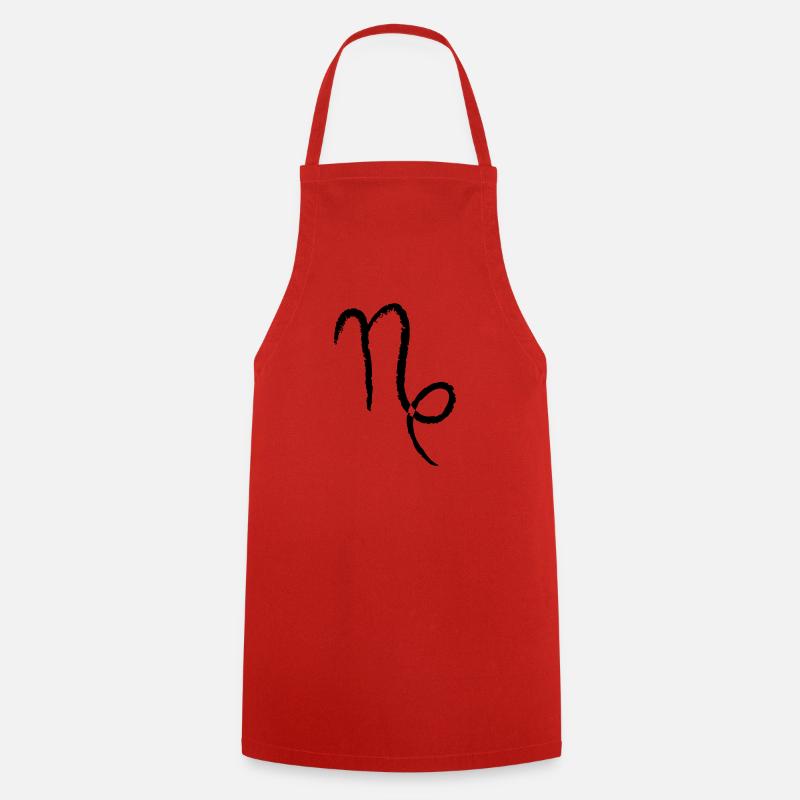 Zodiac Capricorn - Capricorn - Cooking Apron - red