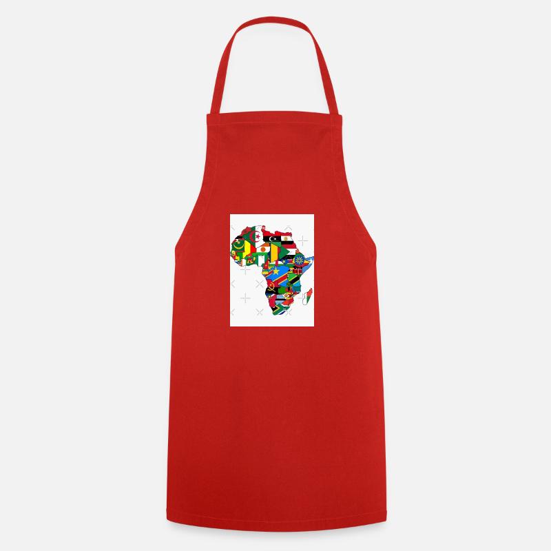 Mon Afrique - Tablier de cuisine - rouge