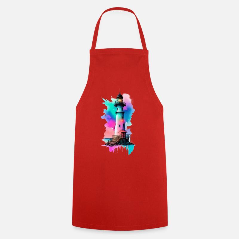 Phare - Tablier de cuisine - rouge
