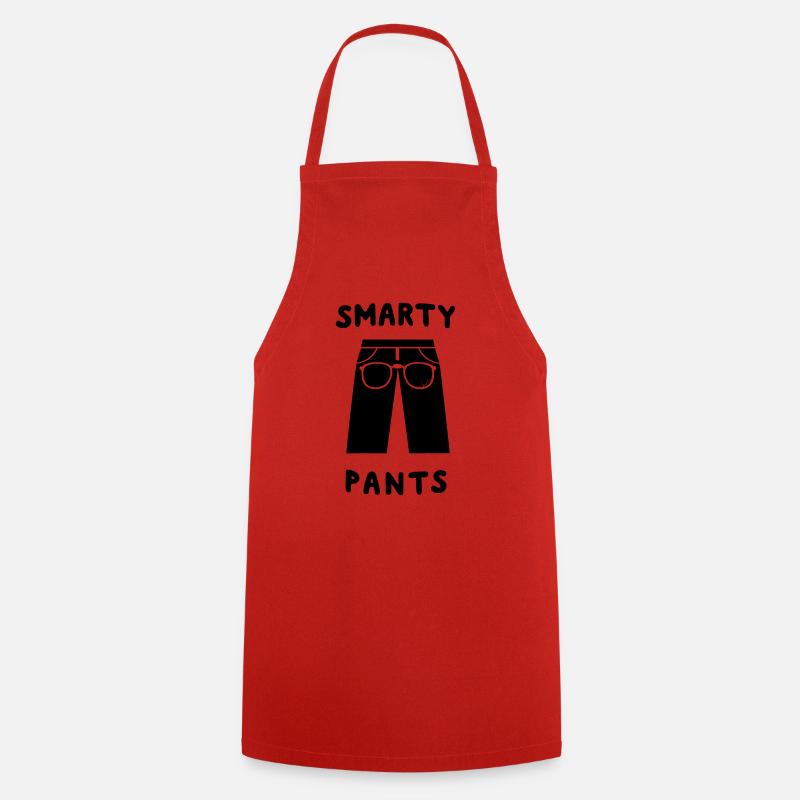 Smarty Pants - Cooking Apron - red