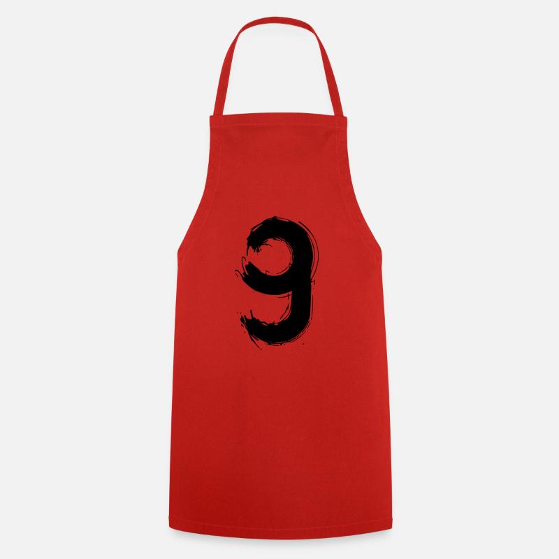 Les neuf - Tablier de cuisine - rouge