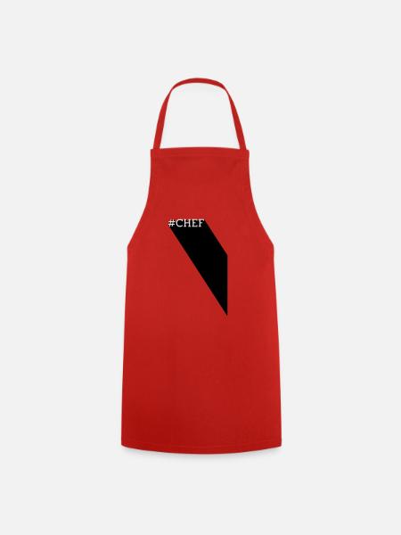 #CHEF - Long Shadow - Kochschürze - Rot