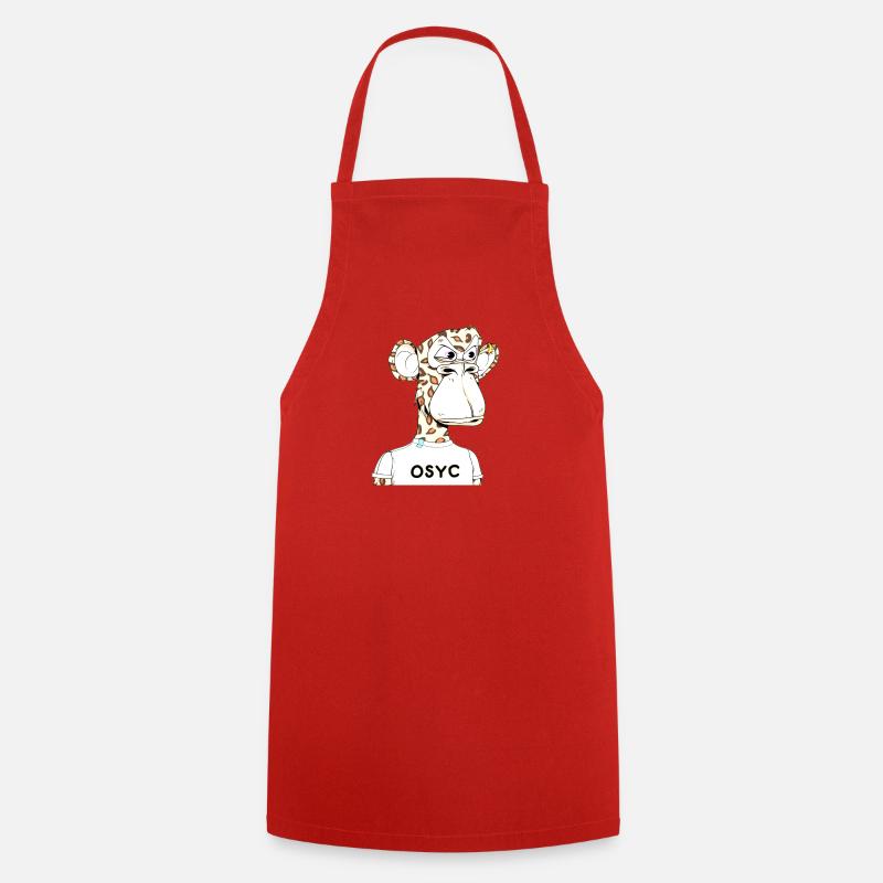 Leo Ape - Cooking Apron - red