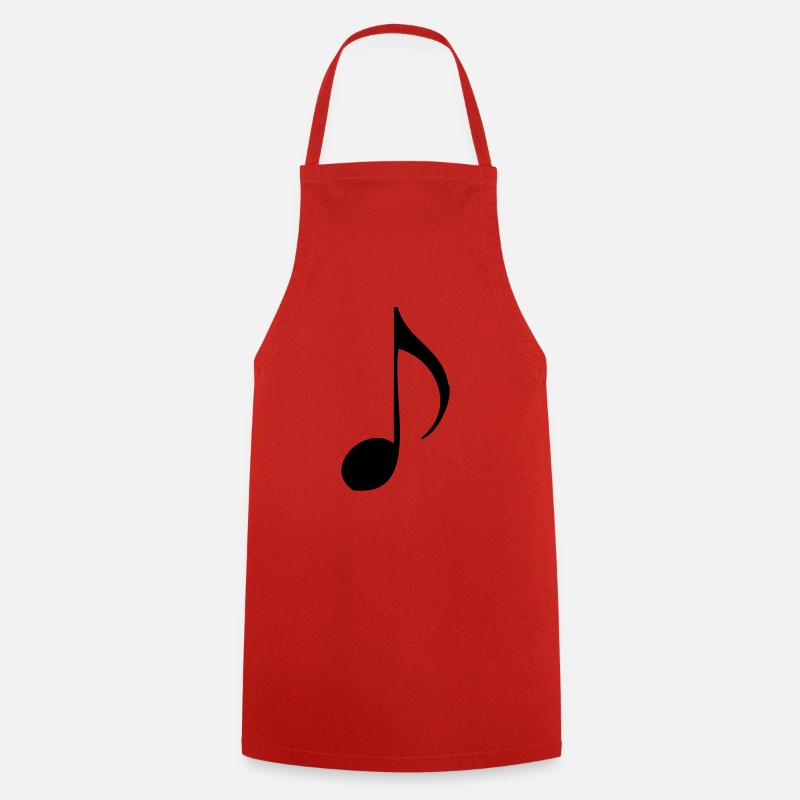 Note de Musique - Tablier de cuisine - rouge