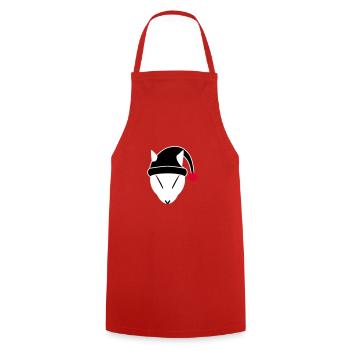 Breakuroeil - Cooking Apron - red - Front - AI Model Male 185 dark (185cm)