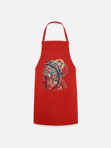 Radball | Cycle Ball Break 1 - Cooking Apron - red