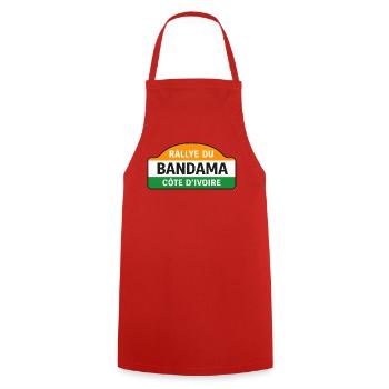 Bandama - Kochschürze - Rot - Vorne - AI Model Male 185 dark (185cm)