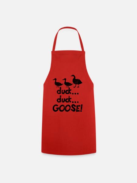goose - Cooking Apron - red