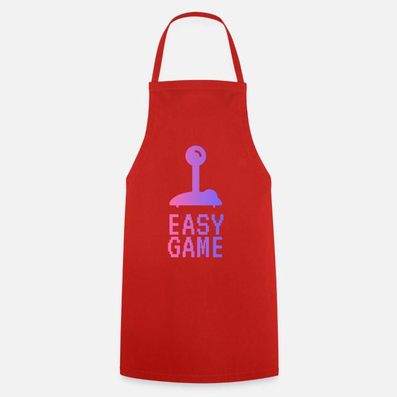 Jeu Facile Pixel Dégradé - Tablier de cuisine - rouge